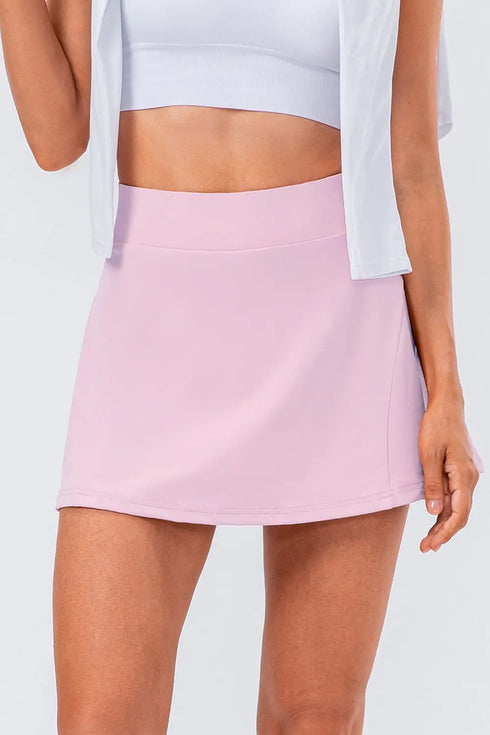 'Maryam' High Waist Pleated Active Skirt - Celes Fashion
